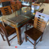 Dining Table with Glass Top 11