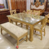 Dining Table with Glass Top 13