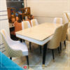 Modern Dining Table with Marvel Top 2
