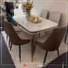 Luxury Dining Table with Marvel Top 9